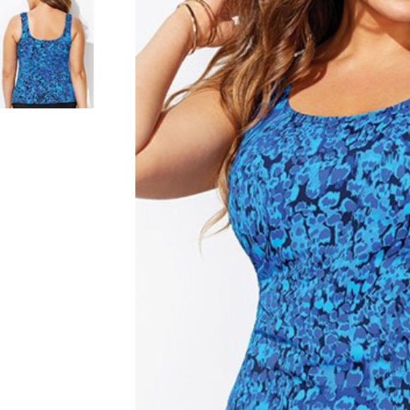 Cerulean Classic Tankini Top Swimsuits For All - Picture 3 of 3